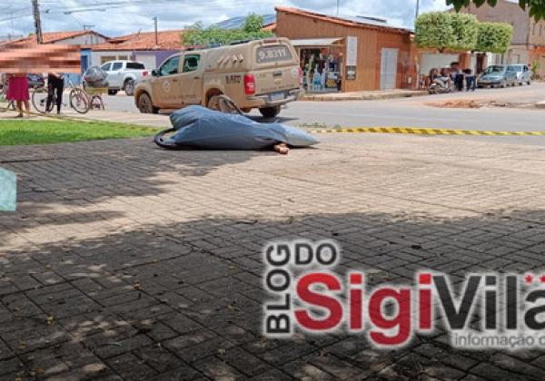 Barreiras: Jovem  morto a tiros na praa da Igreja Catlica no Loteamento Rio Grande